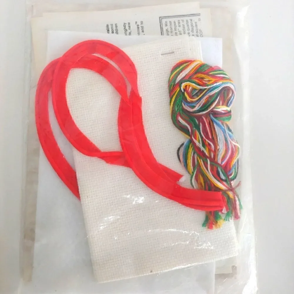 Wee Winsomes Counted Cross Stitch Stocking Kit Wendy's Stocking New Sealed 1984